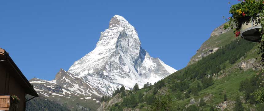 ツェルマットからのマッターホルン
