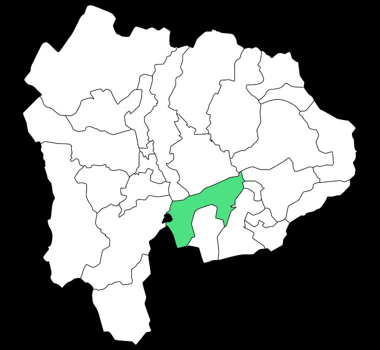 山梨県地図