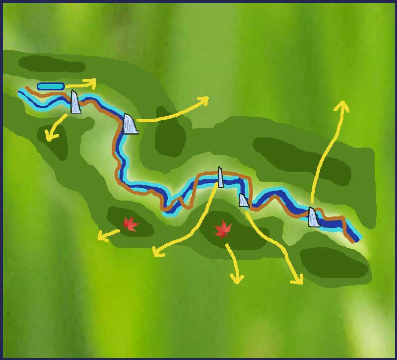 赤目散策マップ